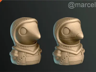 Plague Doctor Halloween Decoration Free 3D print model