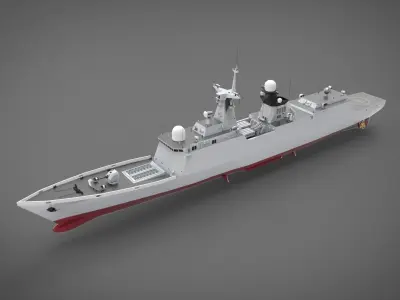 Tughril class frigate 3D model