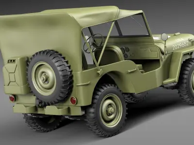 Jeep Willys MB 3D model
