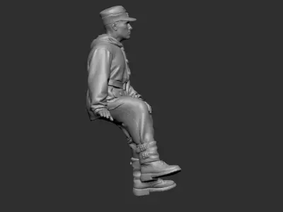 German Tankman ww2 7 3D print model