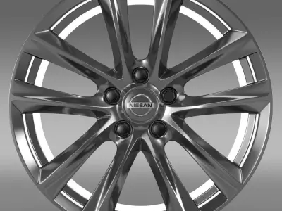 Nissan Fuga Hybrid rim 2015 3D model