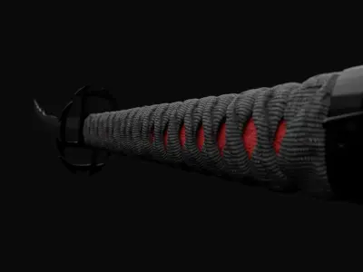 BLEACH Katana - Ichigo Zangetsu 3D model