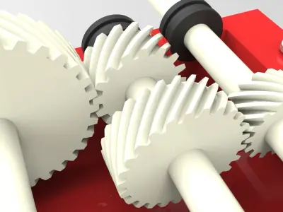 gear box Free 3D model