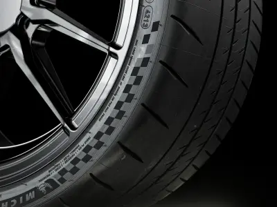 Michelin Pilot Sport CUP 2 285 30 ZR20 99Y 3D model