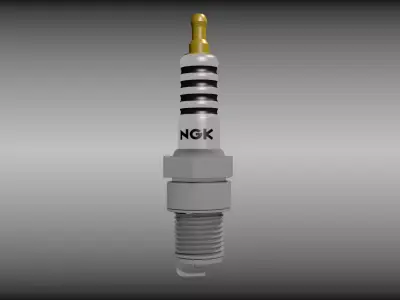 Spark plug 3D model