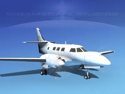 Swearingen SA226-T Merlin III V12 3D model