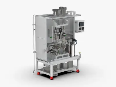 Automatic Bearing and Circlip Press Fitting Machine 3D model