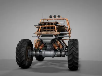Monster Truck 9 3D model