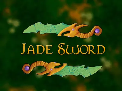 Stylized Low Poly Hand-Painted Sword Low-poly 3D model