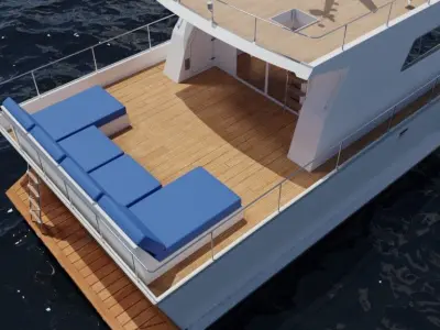 motoryacht 3D model