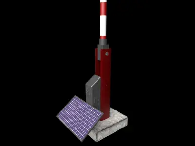 Windsock Low-poly 3D model