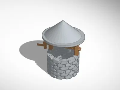 wishing well Free 3D print model