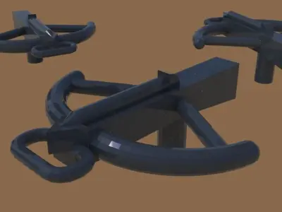lego crossbow Free 3D model