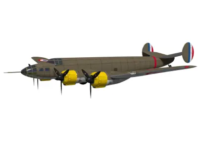 Bloch MB162 3D model