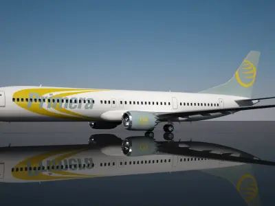 Primera Boeing 737 max 9 3D model