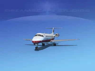 Embraer ERJ-140 Bali Express 3D model