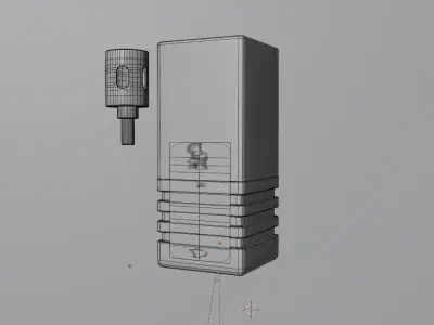 Dental Rotor Core for Medical High Quality 3D Model Low-poly 3D model