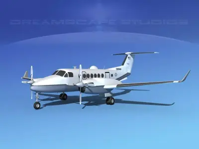 Beechcraft MC-12W Liberty V01 3D model