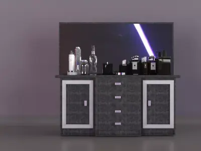 beautiful bedroom furniture 3D model