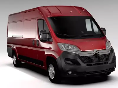 Citroen Jumper Van L4H2 2017 3D model