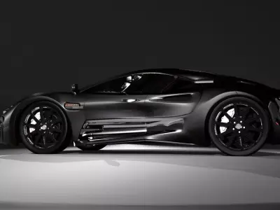 ROYAL-17 bugatti veyron wallpaper Free low-poly 3D model