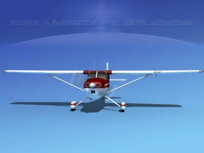 Cessna 170 V10 3D model