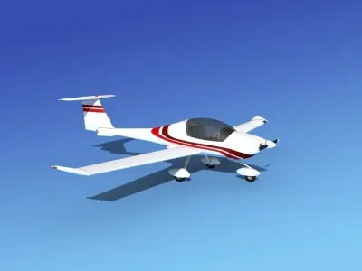 Daimond DA-20 Katana V19 3D model