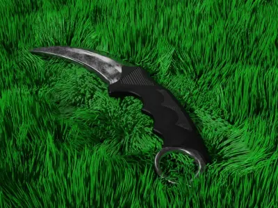Kerambit knife model Free 3D model