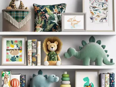Kids Room Decor 53 3D model