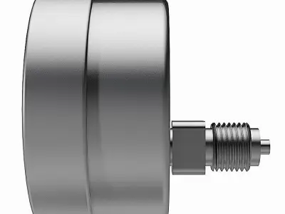 Pressure Gauges - Bar - 3 Diameters 3D model