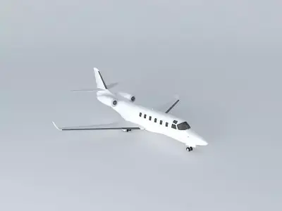 Template - Israeli Aircraft Industries 1125 Astra 3D model