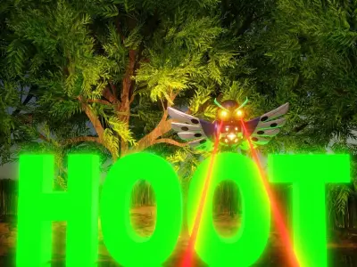 3D Owl Character 3D model