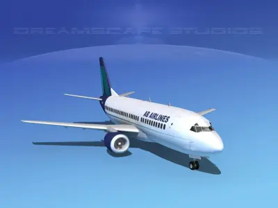 Boeing 737-300 AB Airlines 3D model