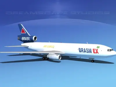 Douglas DC-10 BrasilEx 3D model