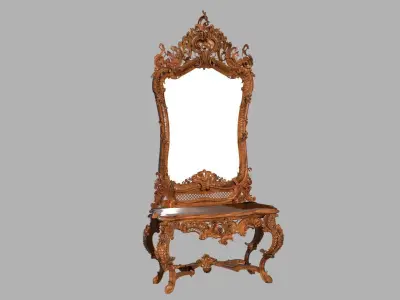 MIRROR ornate chair Free 3D model