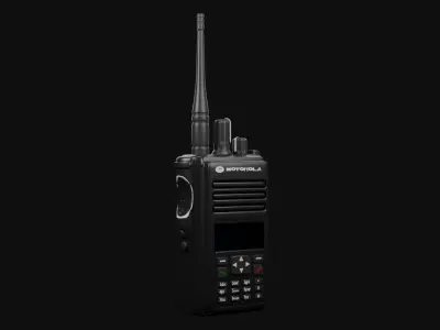 MOTOROLA DP4801E RADIO 3D model