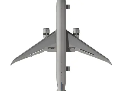 Boeing 777-300ER Cathay Pacific 3D model