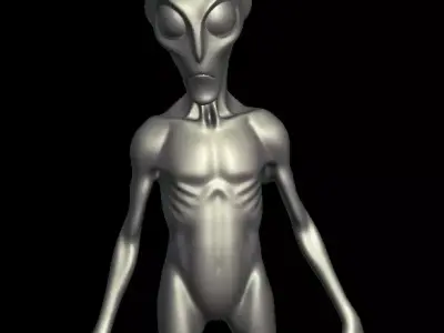 Roswell Museum alien 3D print model