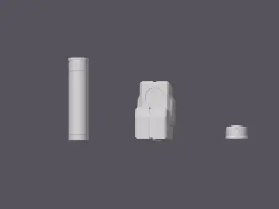 Resident Evil Village Inspirierter SciFi Tactical Heal Injector 3D print model