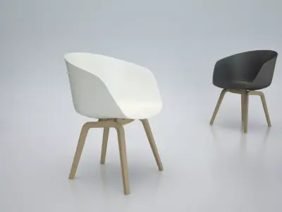 About A Chair Free 3D model