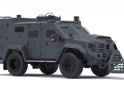 Lenco Bombcat Armored Vehicle 3D model