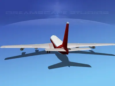Boeing 707 Corporate 2 3D model