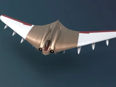 Horten Ho 229 aircraft  3D model