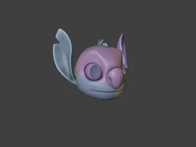 Stitch Helmet from Lilo and Stitch 3D print model