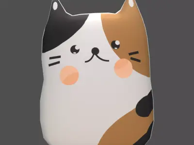 Plush Cat Free 3D model