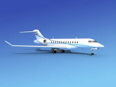 Global Express XRS V09 3D model
