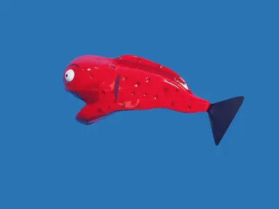 FISH LOW-POLY RIGGED Free low-poly 3D model