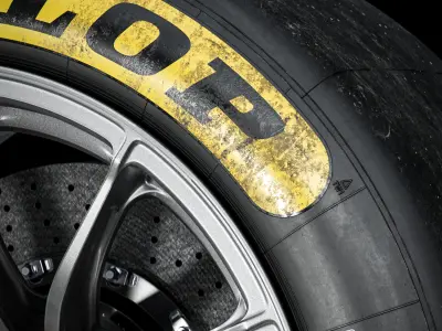 Dunlop LeMans24 310 710 R18 Rear 3D model