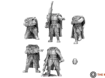 Lucian Blackguard - Snipers 3D print model