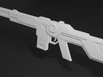 Phantom spectre Valorant 3D model